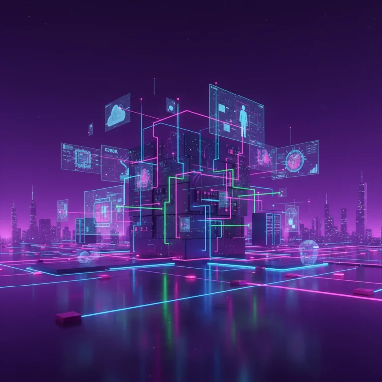 Abstrakte Darstellung der IT-Beratung